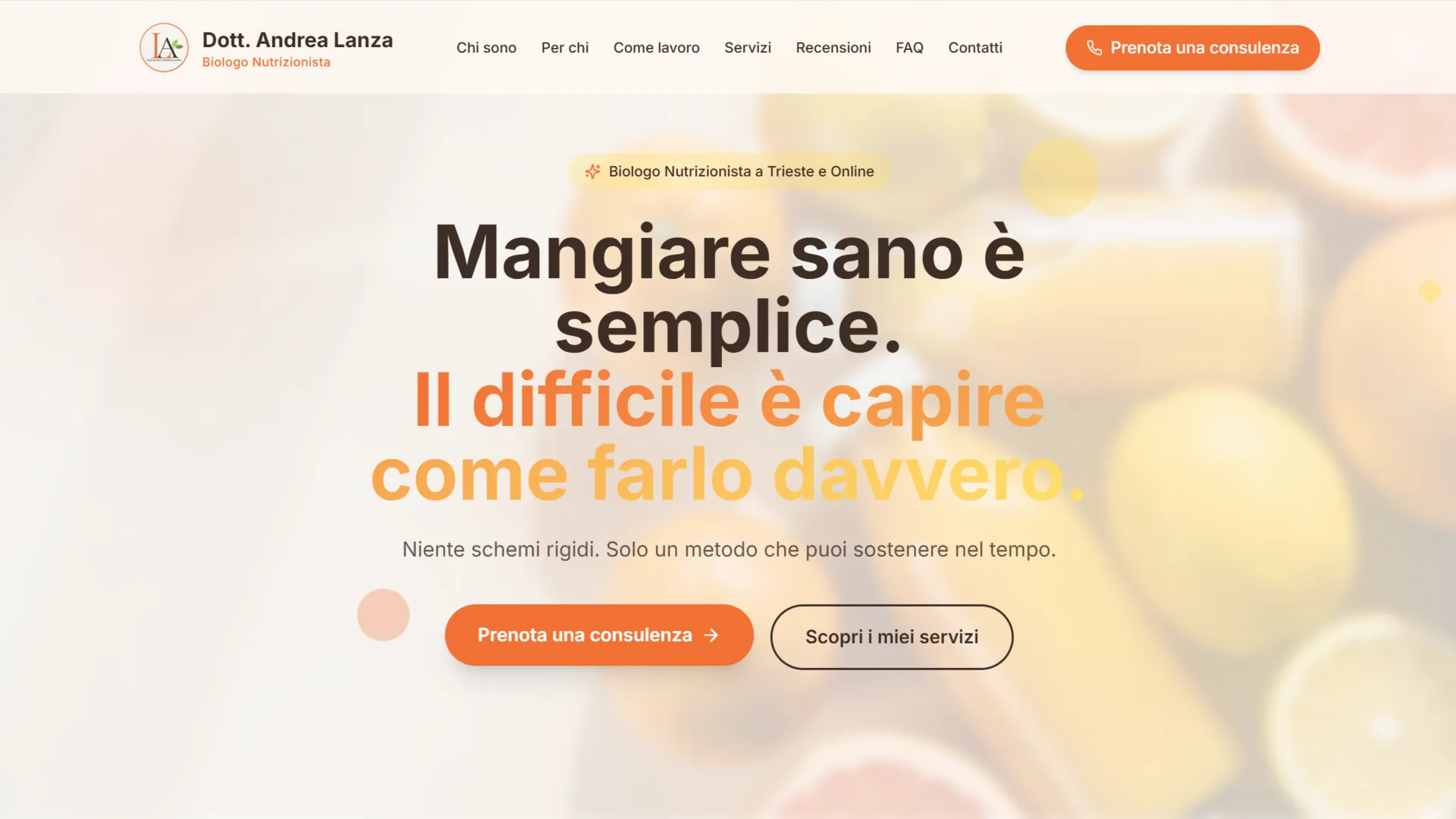 Sito web Dott. Andrea Lanza