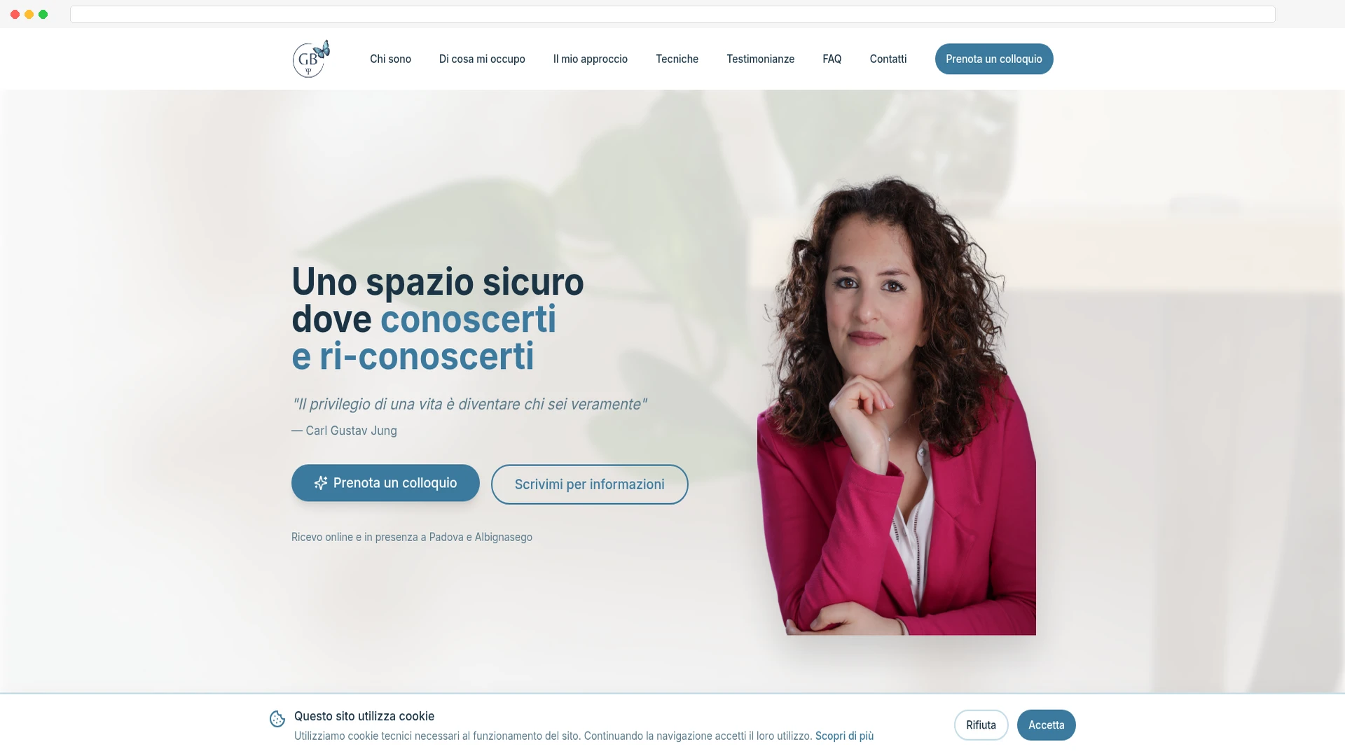 Sito web Dott.ssa Giulia Bianchera